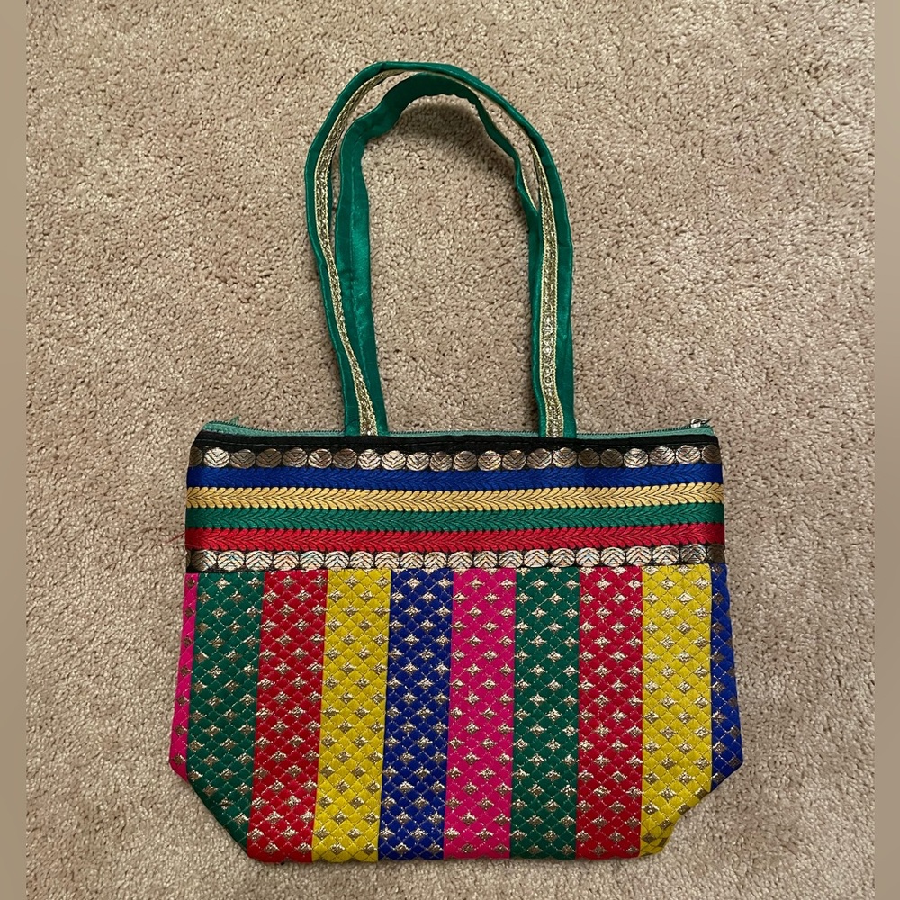 Festival Bag • Sari Print • Artisan